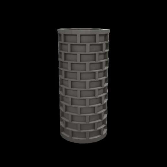 Basic Brick Effect Texture Miniature Terrain Roller for Clay and Modeling Craft - Picture 2 of 2